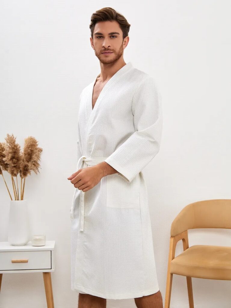 Peignoir Homme Éponge - peignoir-de-bain