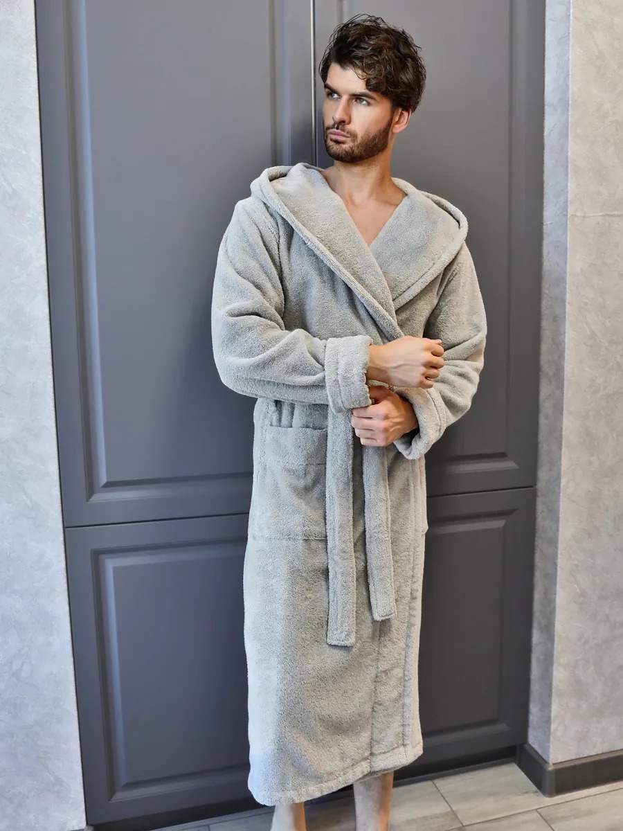 Peignoir homme en coton