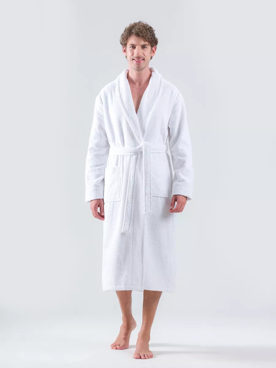 Peignoir en coton homme
