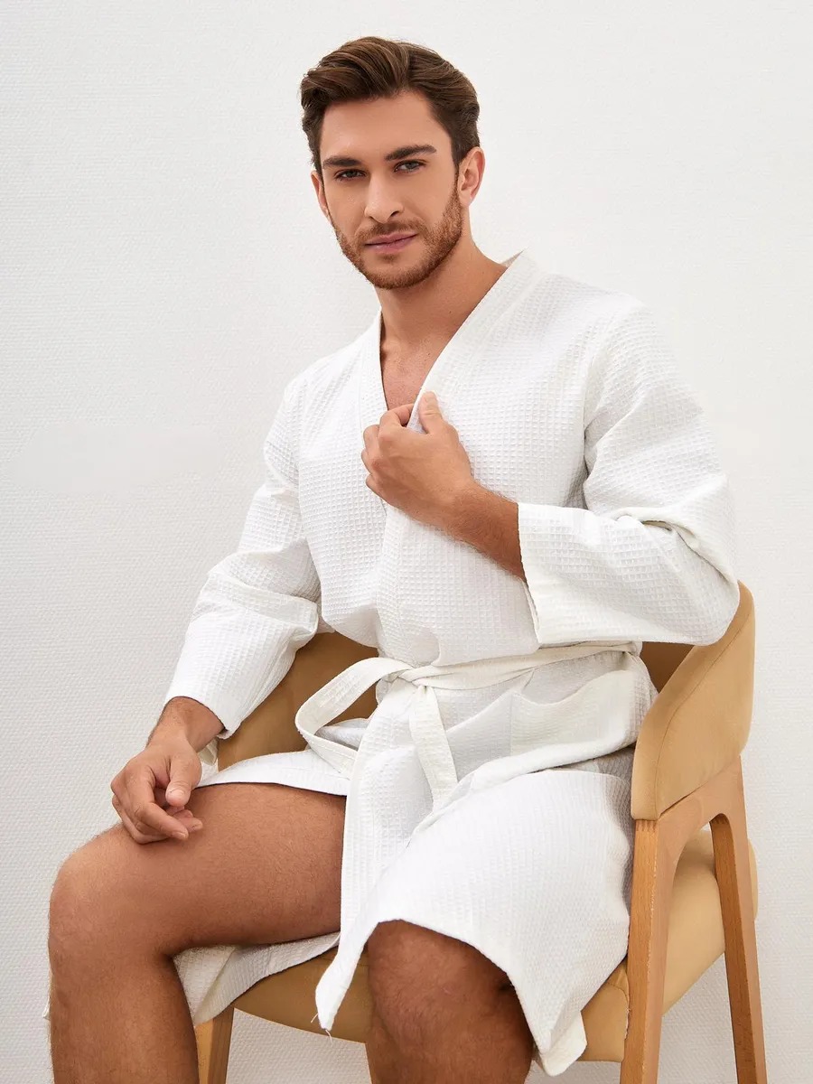 Peignoir Homme Éponge