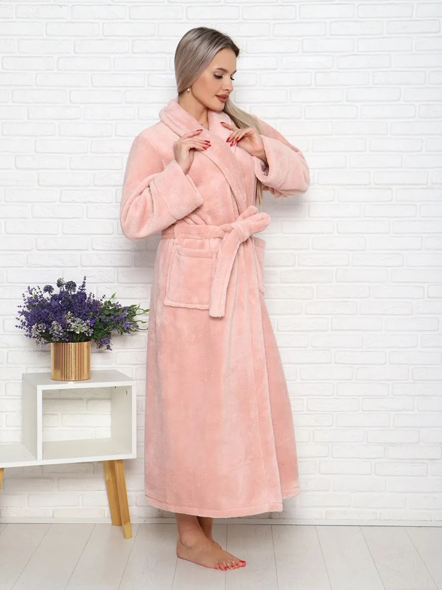 Peignoir femme rose