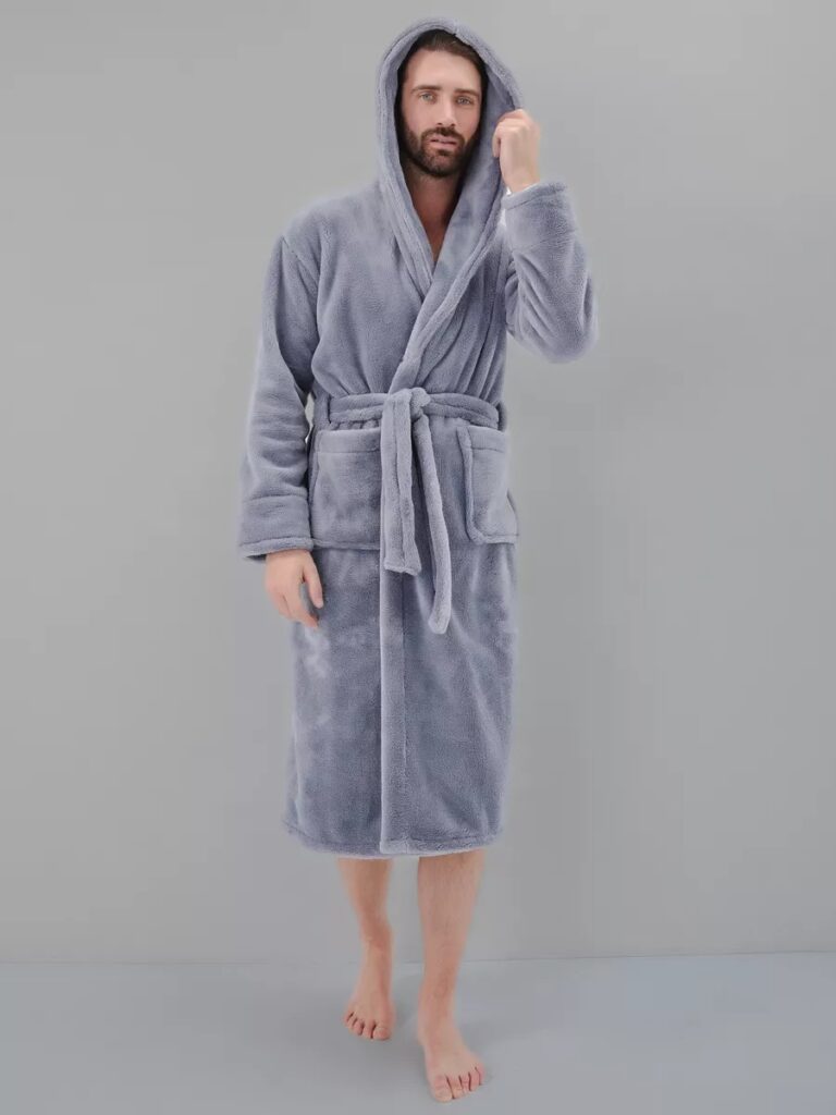 Peignoir en polaire homme