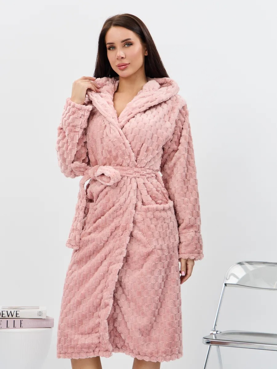 Peignoir en microfibre pour femme