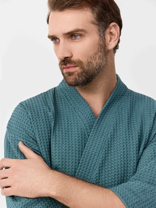 Peignoir homme en coton