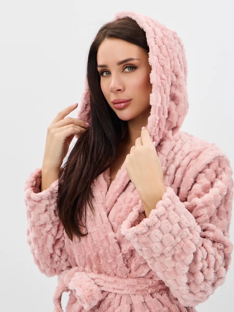 Peignoir en microfibre pour femme