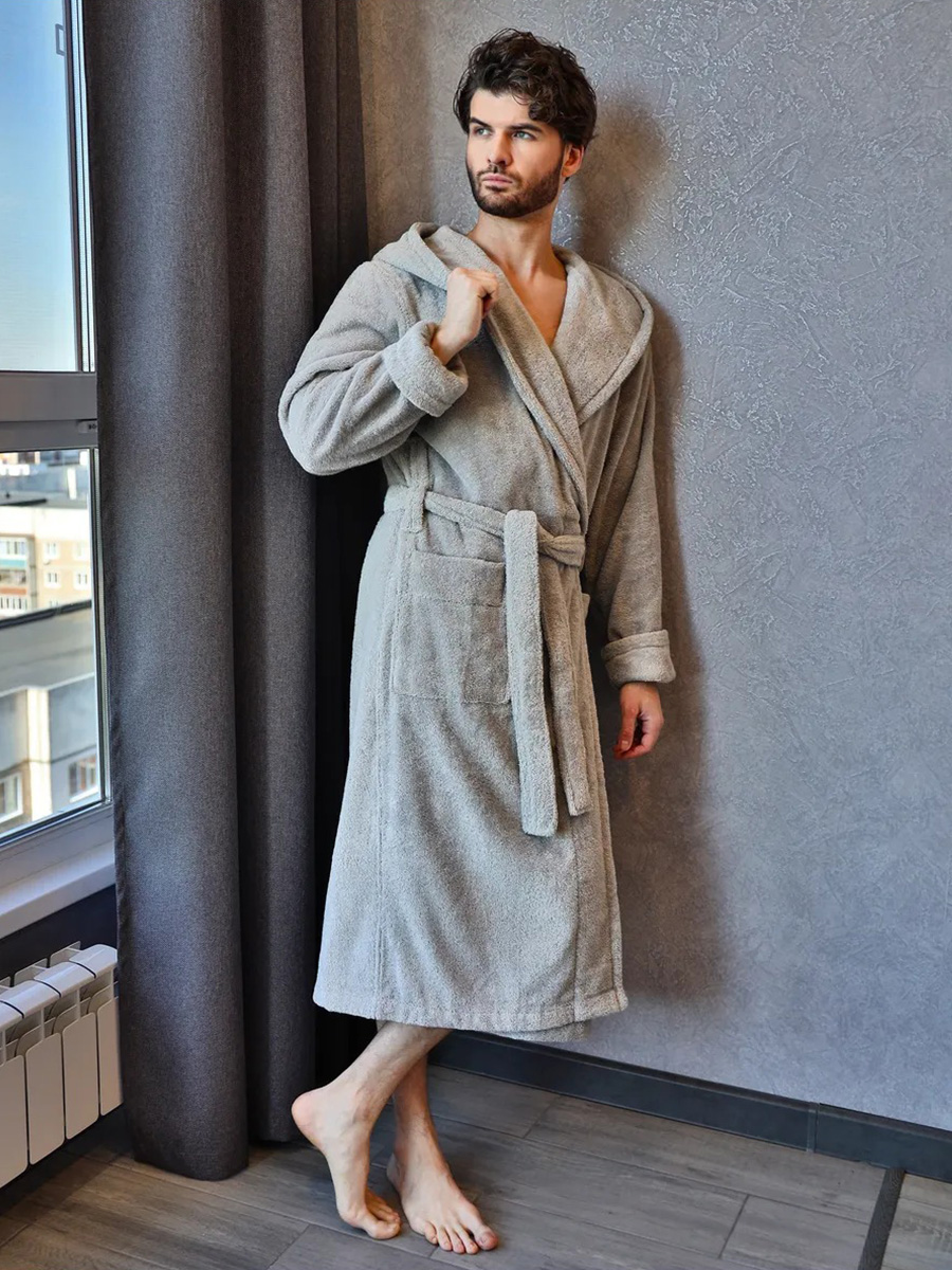 Peignoir homme en coton