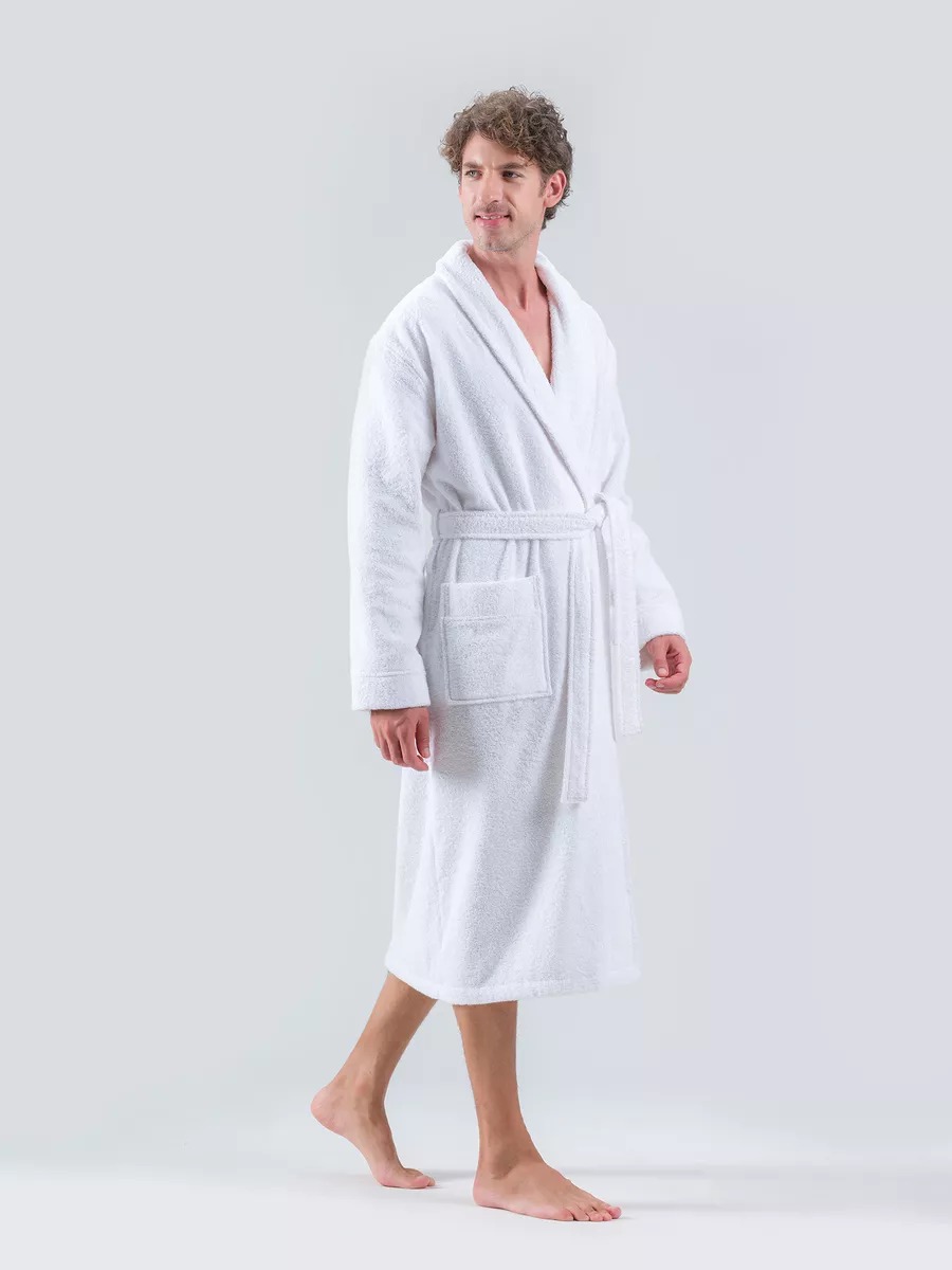 Peignoir en coton homme