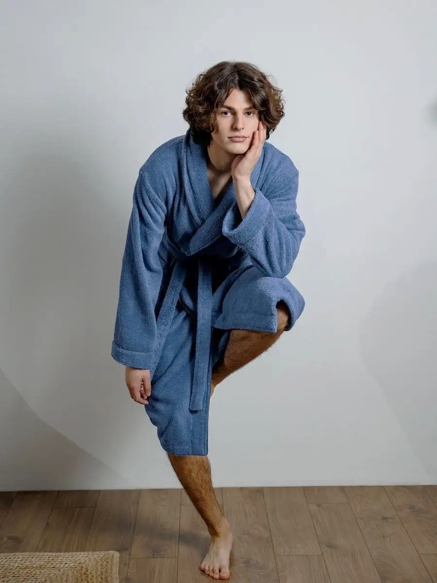 Peignoir homme en coton