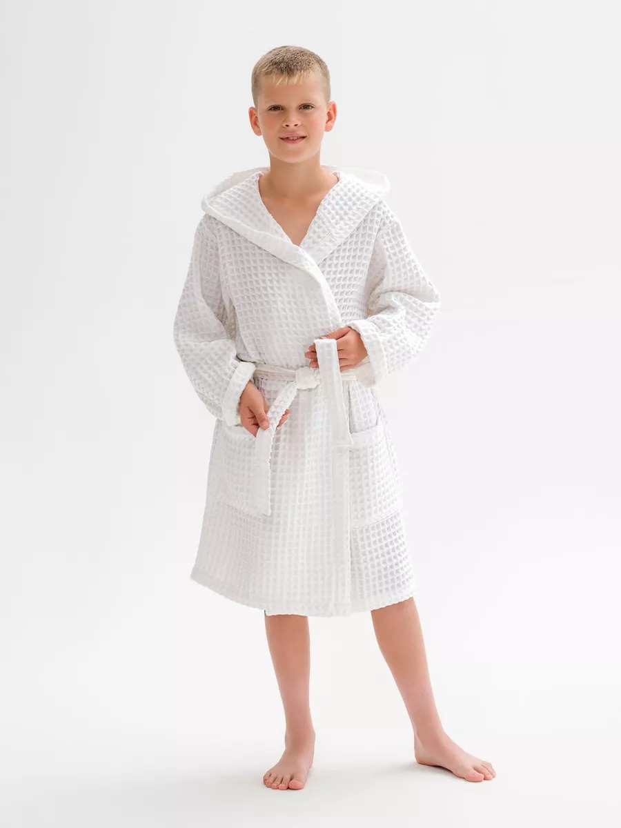 Peignoir enfant éponge