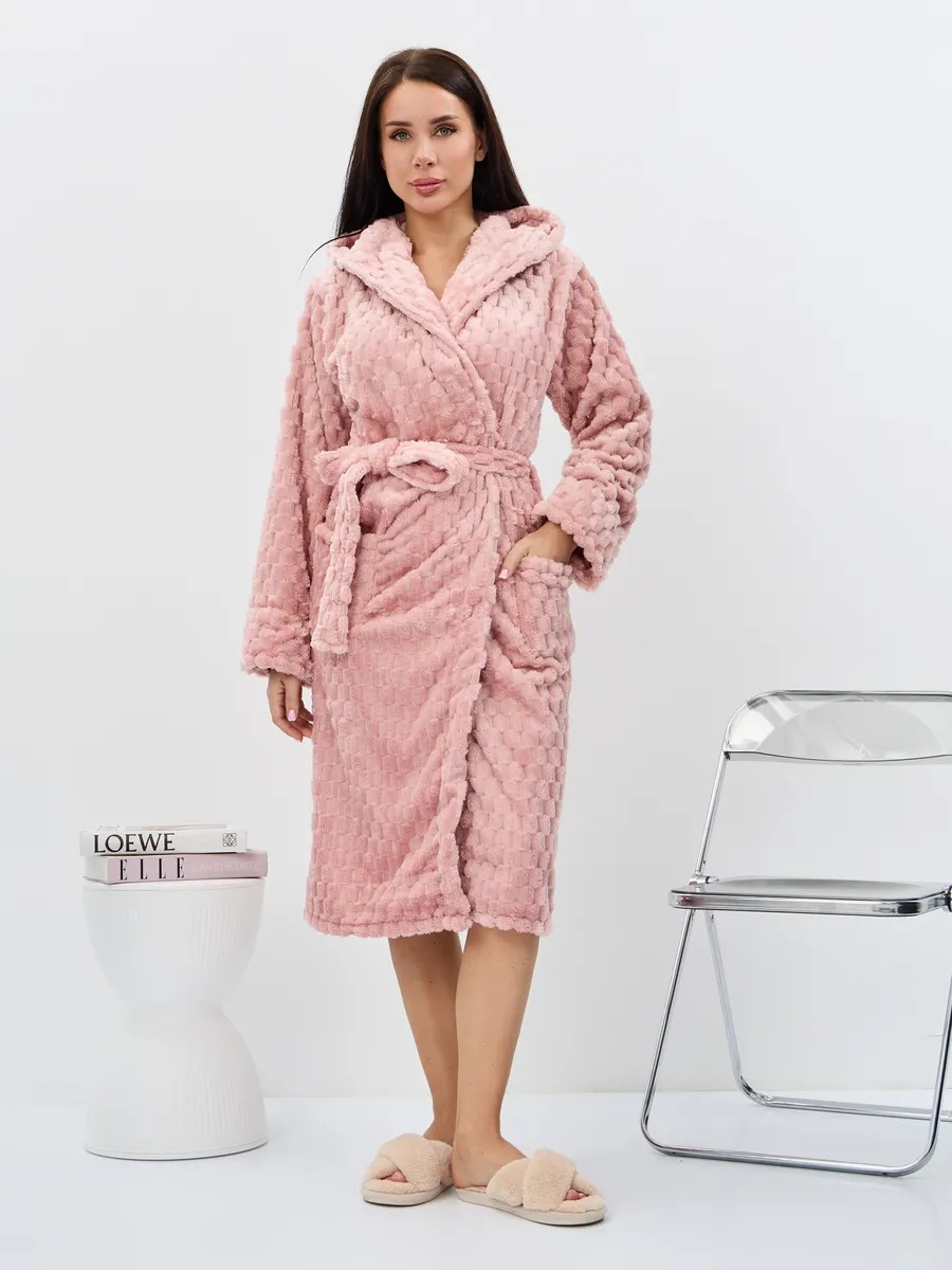 Peignoir en microfibre pour femme