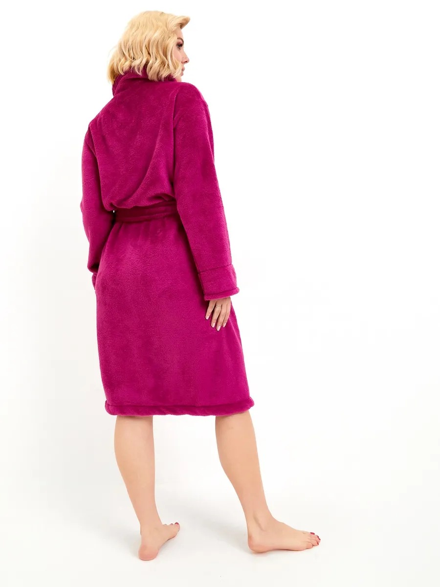 Peignoir polaire femme long