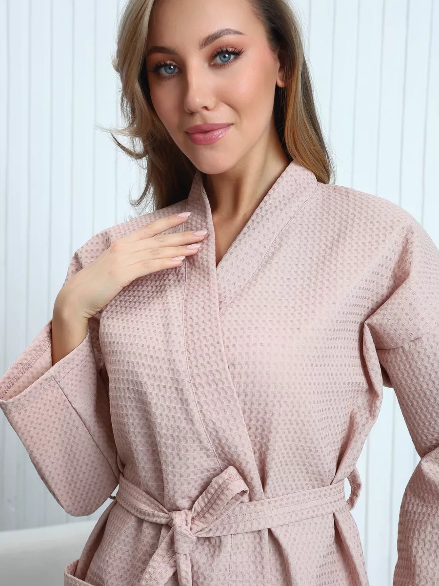 Peignoir Rose Femme