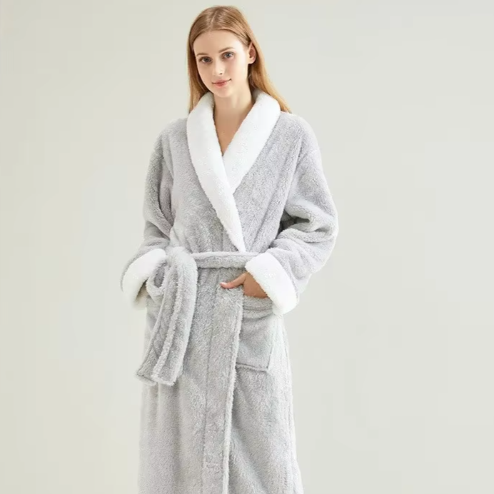 Peignoir femme chaud