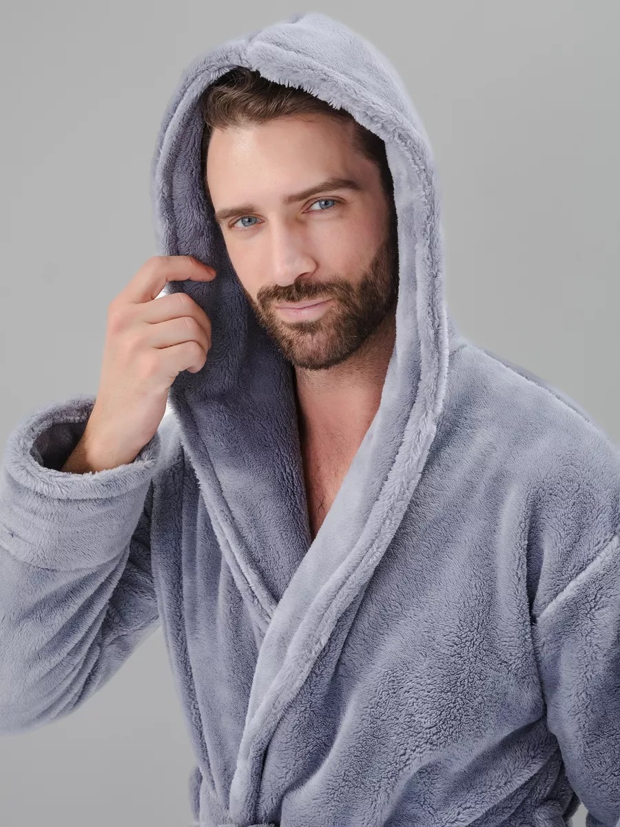 Peignoir en polaire homme