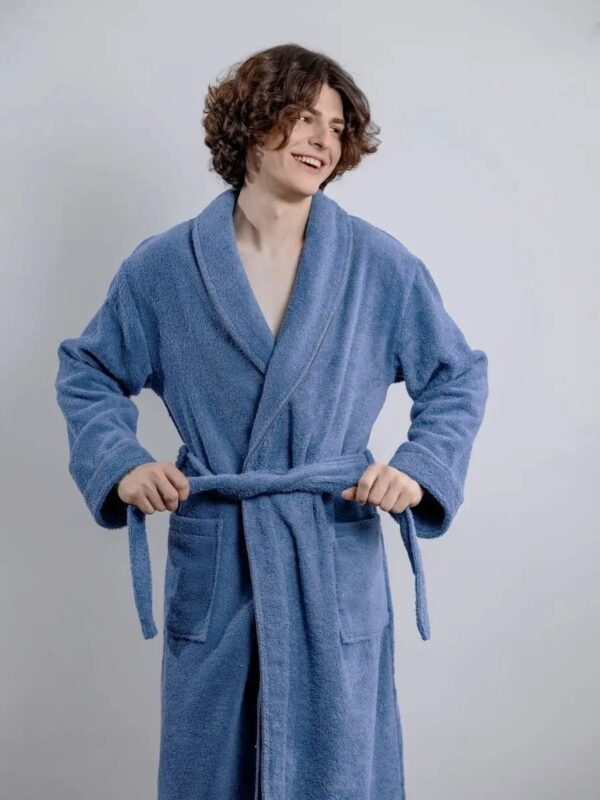 Peignoir homme en coton