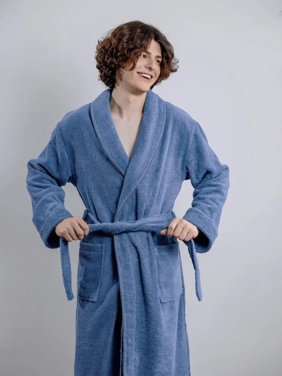 Peignoir homme en coton