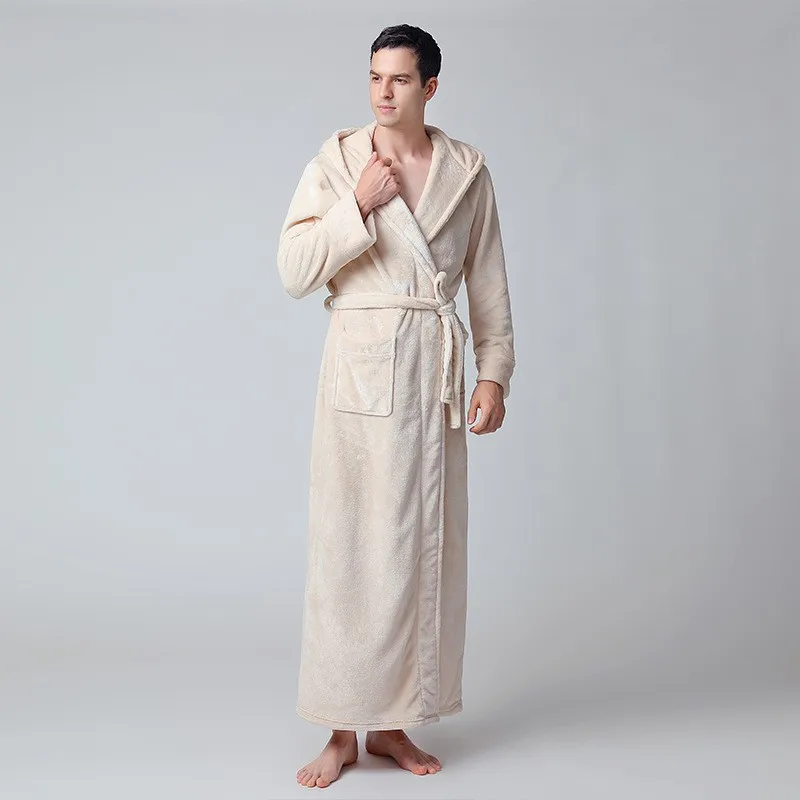 Peignoir homme avec capuche