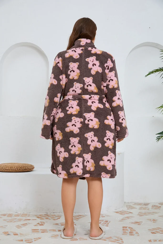 Peignoir de bain femme grande taille