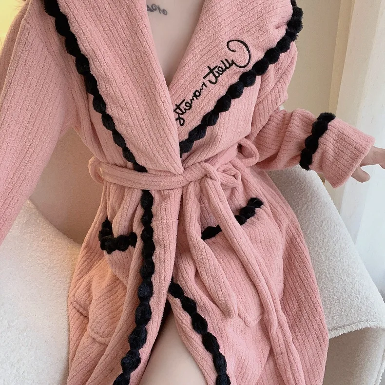 Peignoir en éponge pour femme
