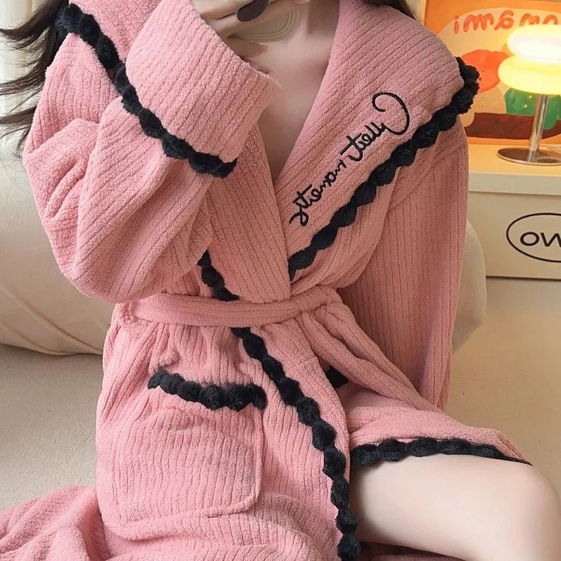 Peignoir en éponge pour femme