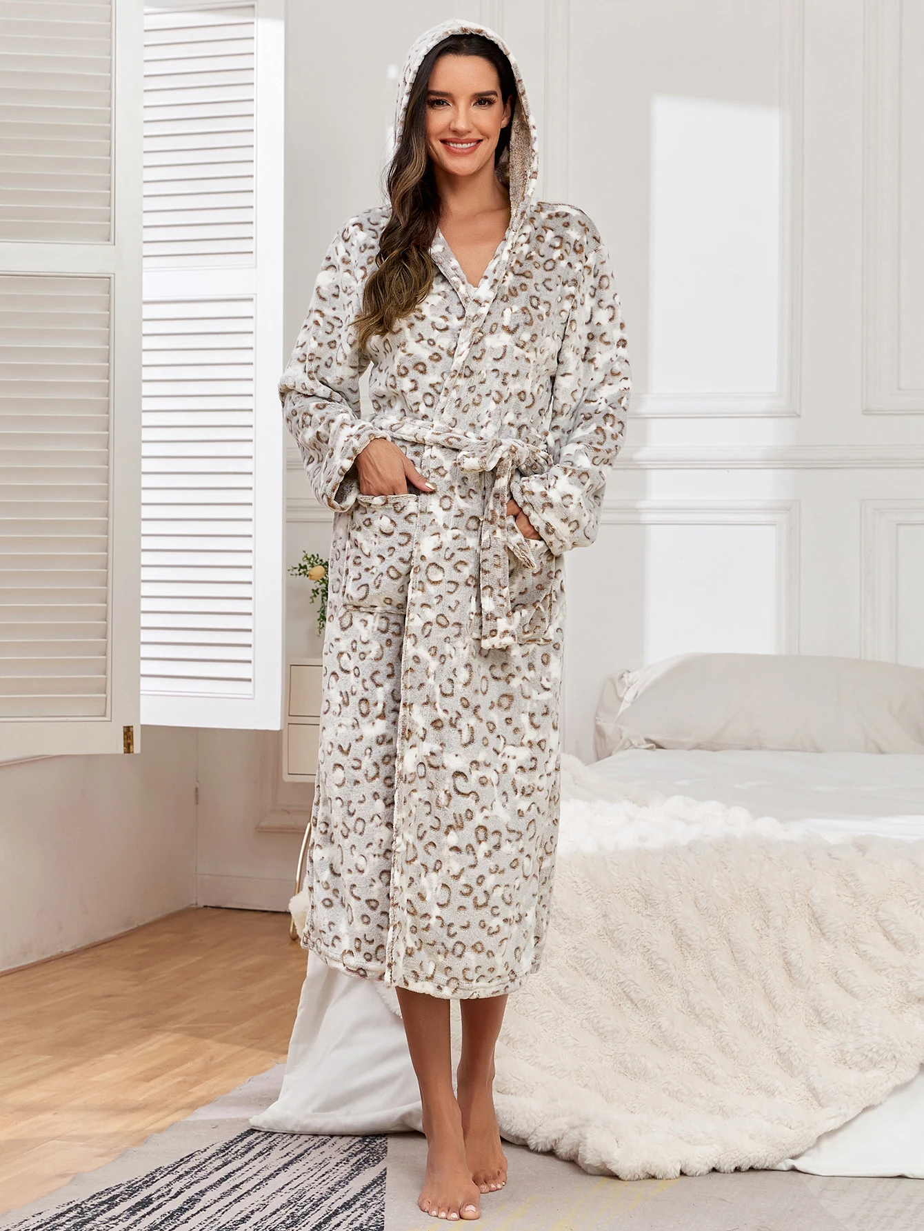 Peignoir en Polaire Femme