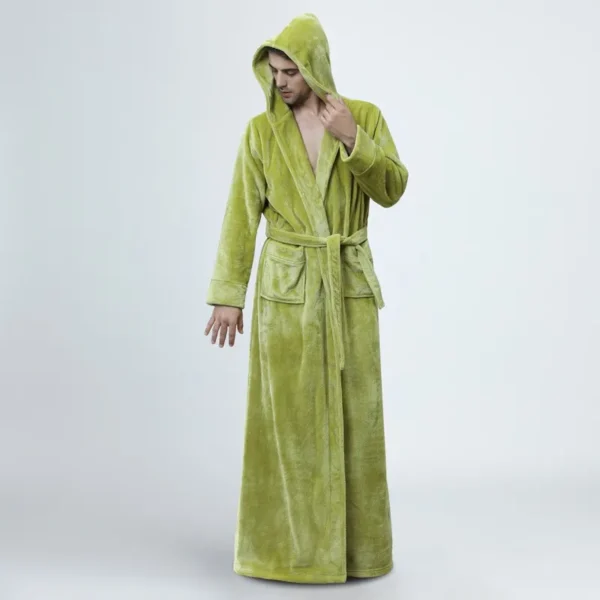 Peignoir homme avec capuche