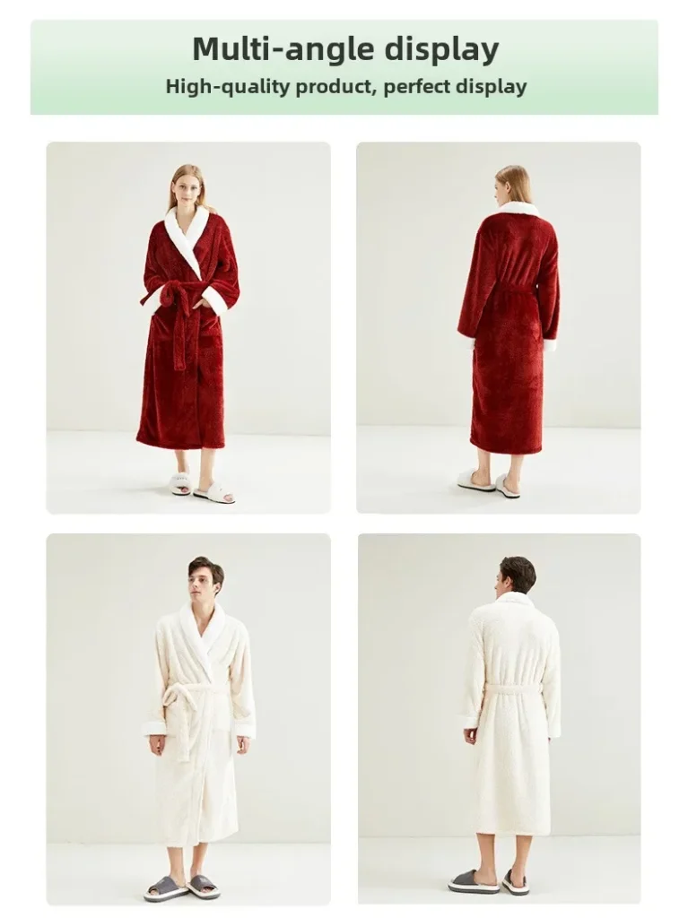Peignoir femme chaud