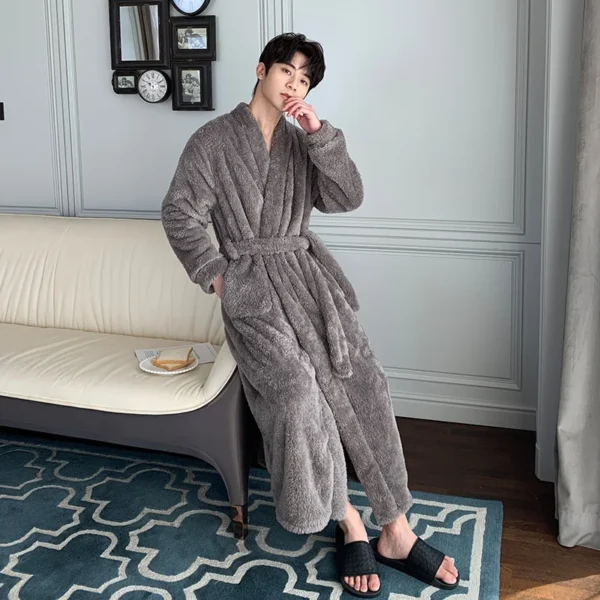 Peignoir homme de bain