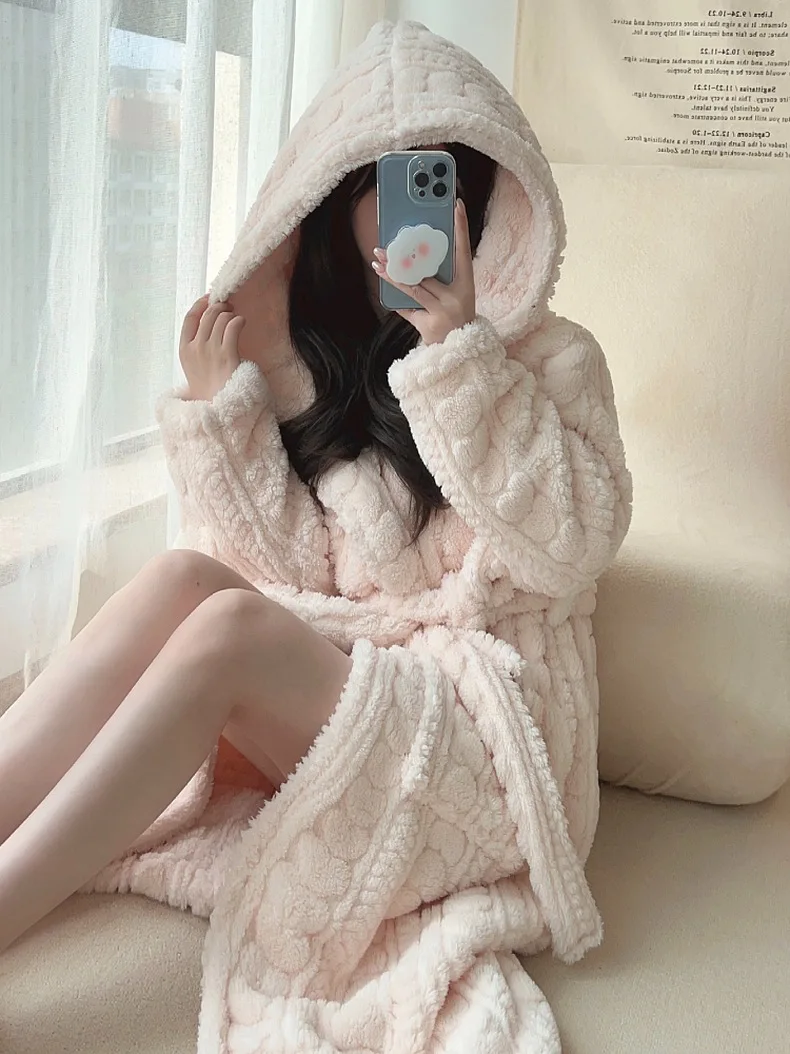 Peignoir chaud pour femme