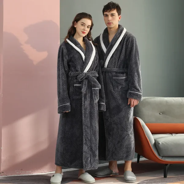 Peignoir homme en coton