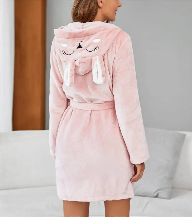 Peignoir en velours femme