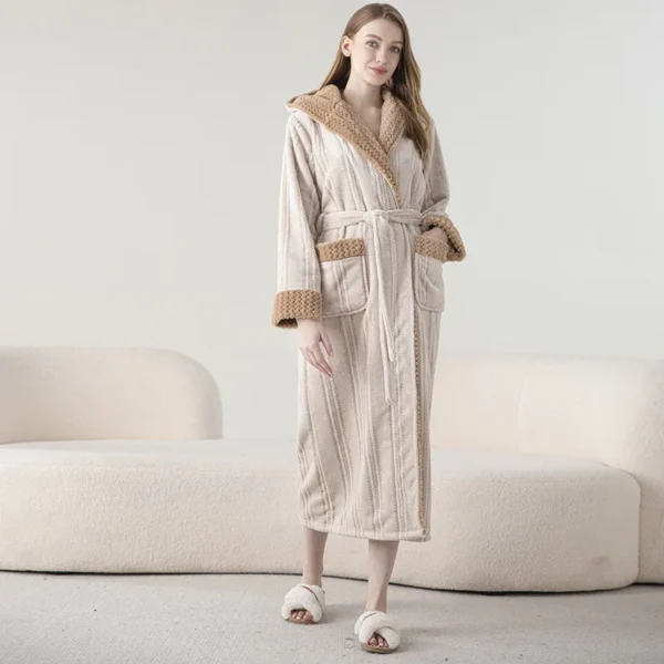 Peignoir doux femme