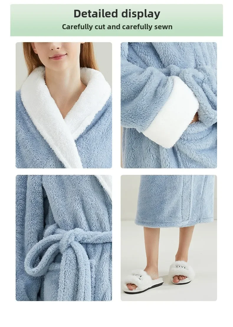 Peignoir femme chaud