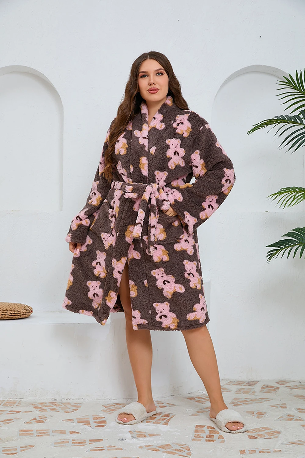 Peignoir de bain femme grande taille