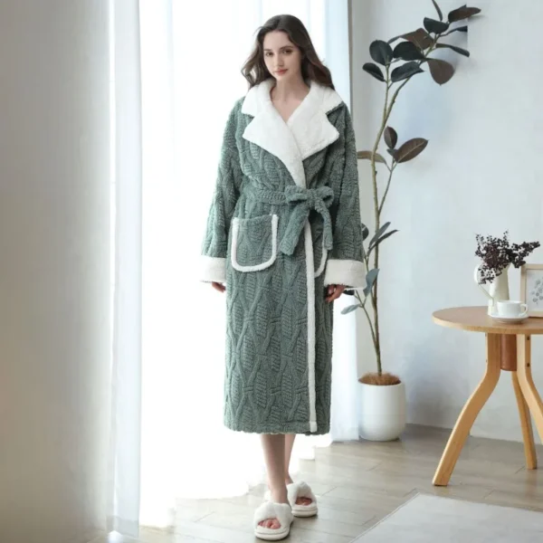 Peignoir de bain en éponge
