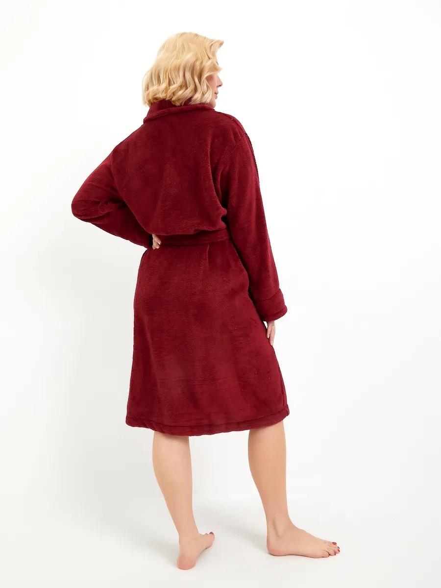 Peignoir polaire chaud femme