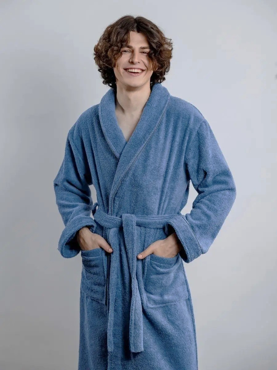 Peignoir homme en coton
