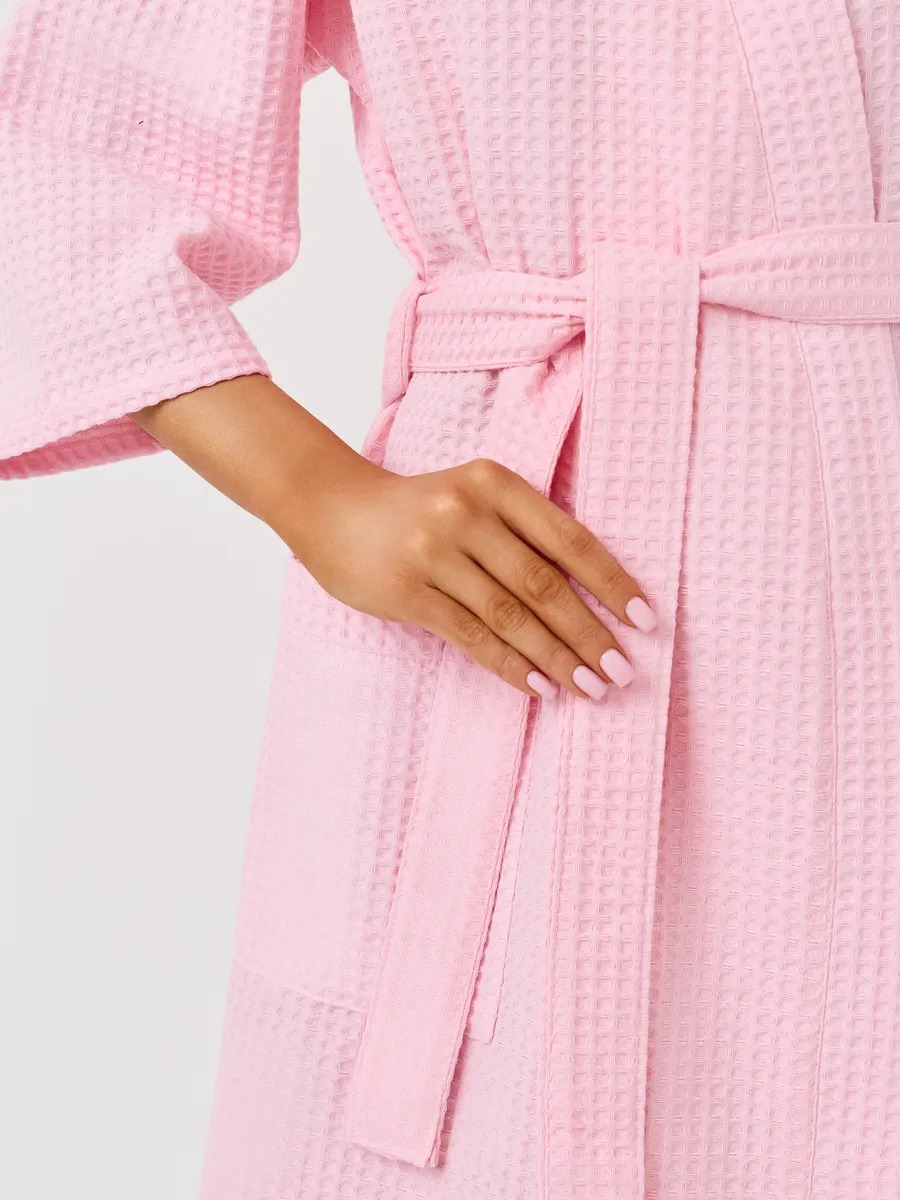 Peignoir de bain femme en éponge