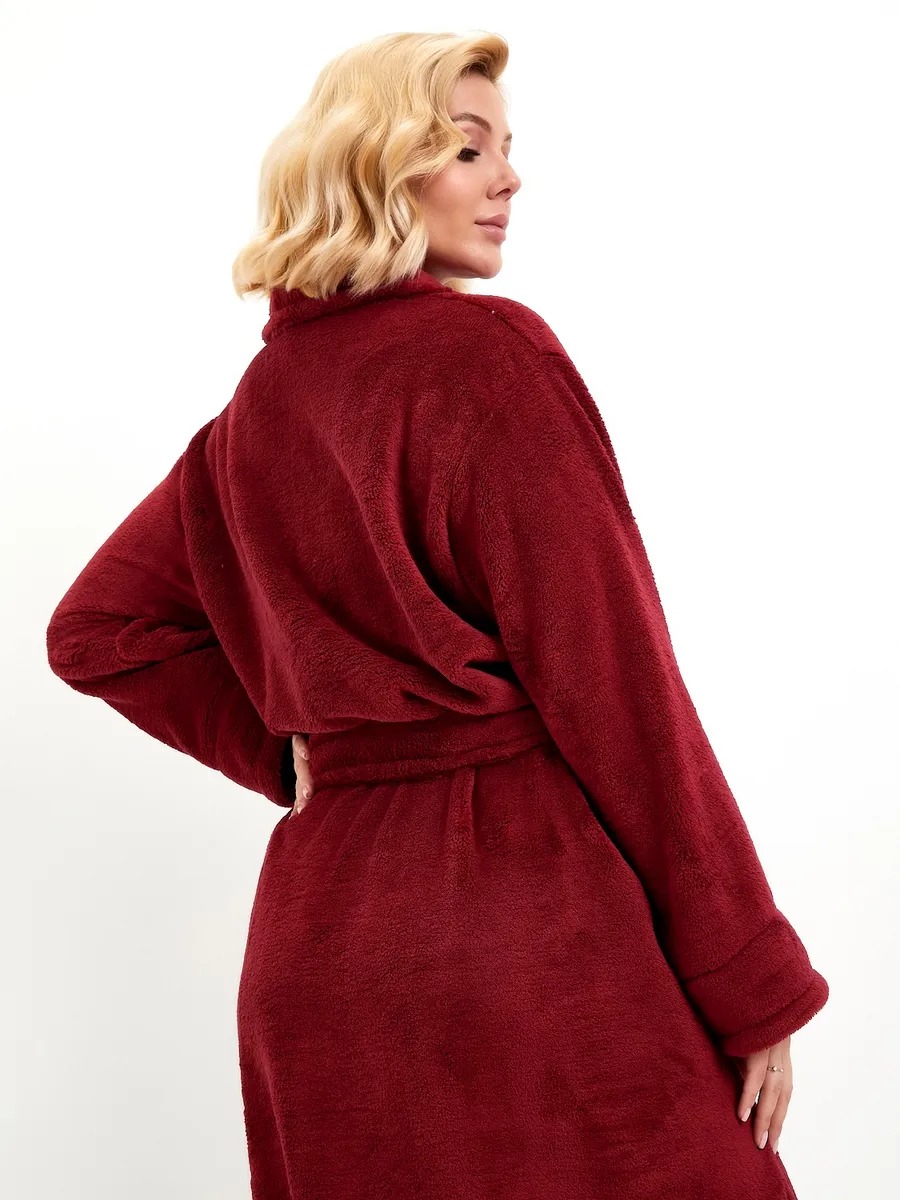 Peignoir polaire chaud femme