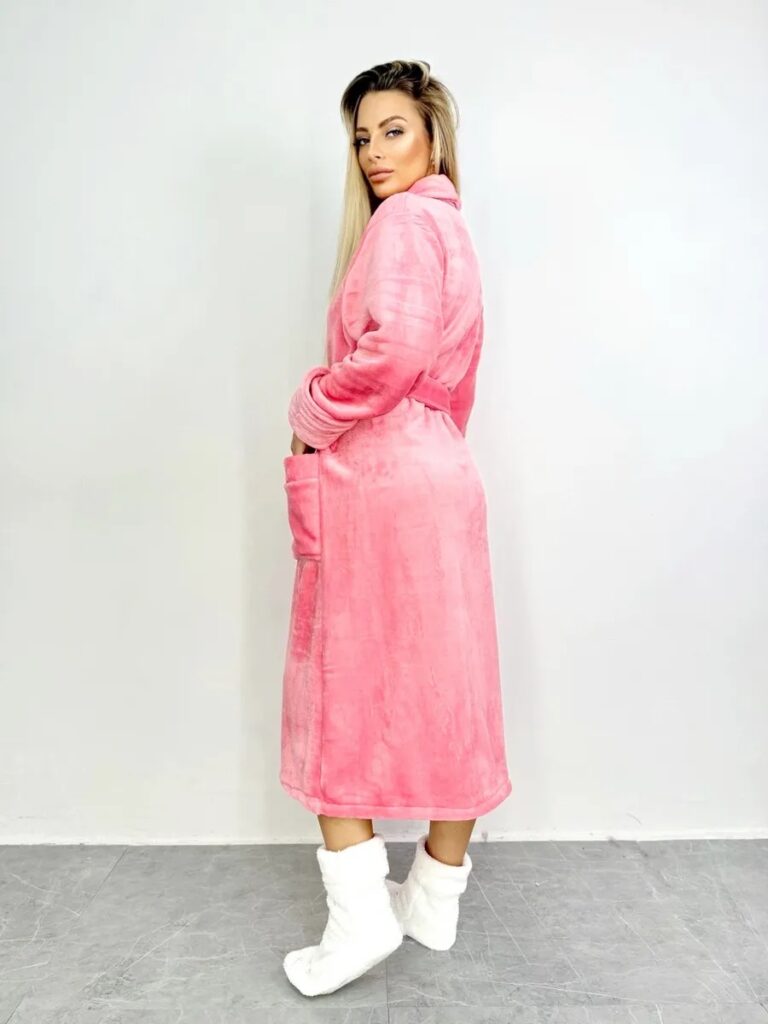 Peignoir femme long polaire