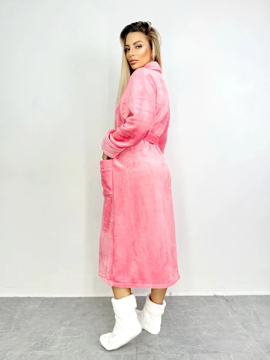 Peignoir femme long polaire