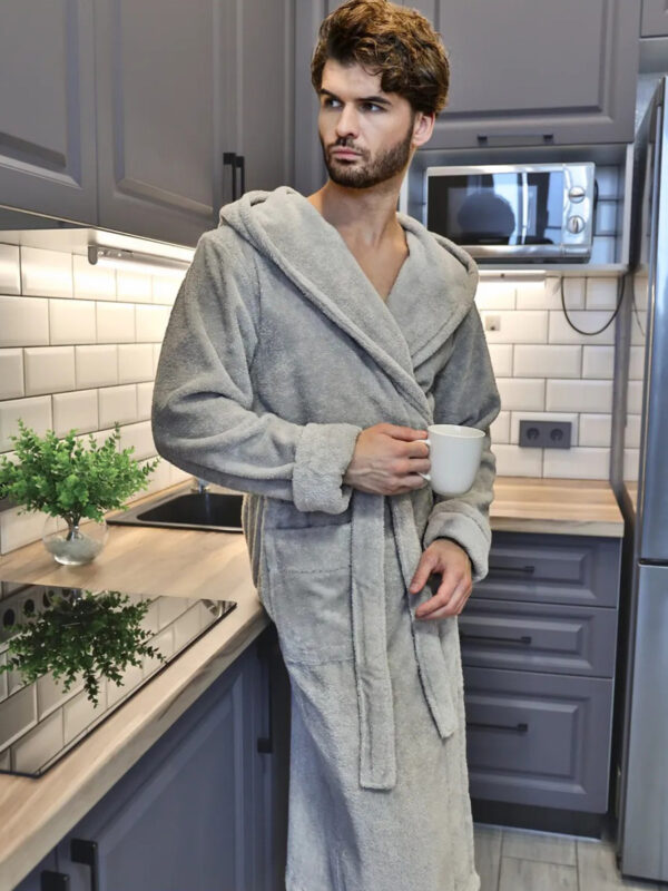 Peignoir homme en coton