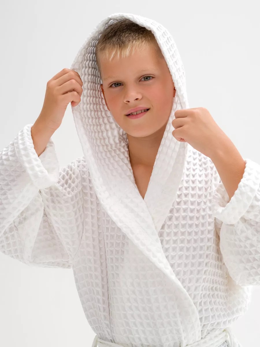 Peignoir enfant éponge