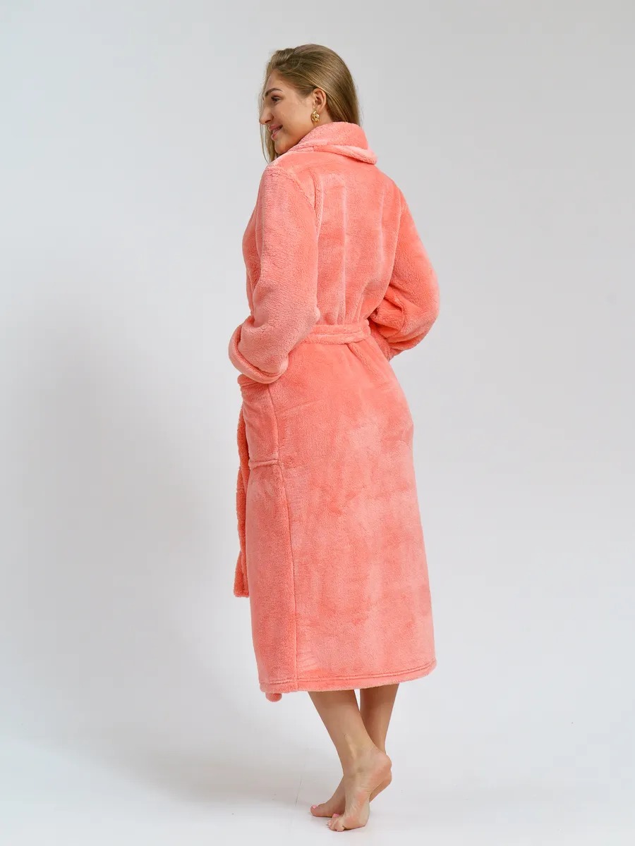 Peignoir long femme polaire