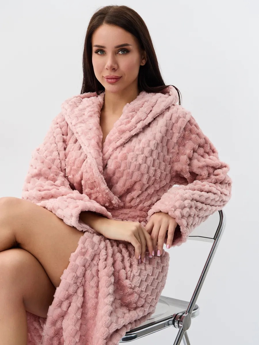 Peignoir en microfibre pour femme