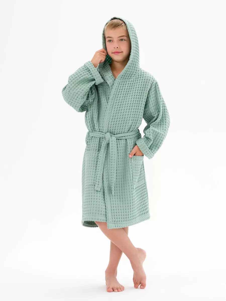 Peignoir enfant éponge