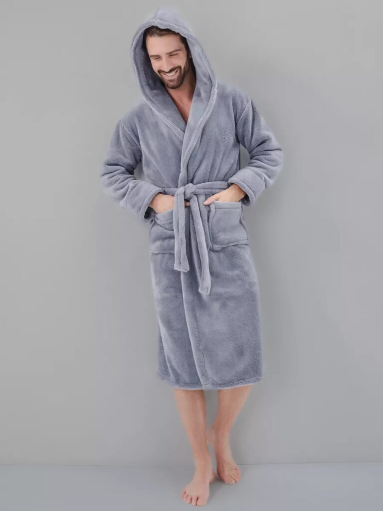 Peignoir en polaire homme