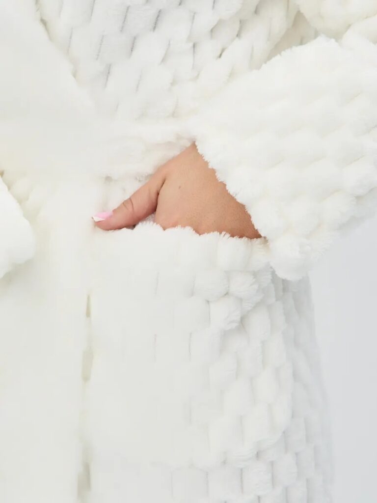 Peignoir de bain femme éponge - peignoir-microfibre